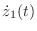 $\displaystyle \dot{z}_1(t)$