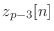 $\displaystyle z_{p-3}[n]$