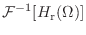 $\displaystyle {\cal F}^{-1}[H_\textnormal{r}(\Omega)]$